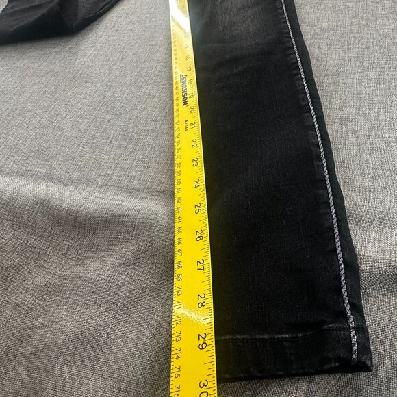 NEW! Desigual Exotic Skinny Jeans‎ 28 waist Black Embellished Cotton blend - Picture 10 of 16